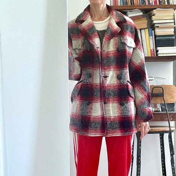 m*n様 ISABEL MARANT ETOILE wool check coa Isabel Marant Etoile Gael check wool jacket